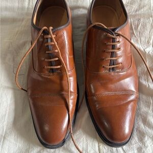 Tahari Men's Tan Leather Oxfords